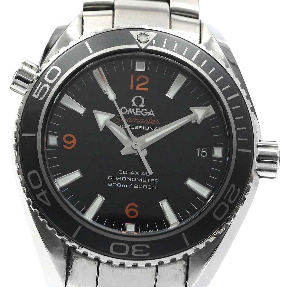 OMEGA SEAMASTER PLANET OCEAN AUTOMATIC WATCH: OMEGA Seamaster Planet Ocean Automatic Watch Brand: OMEGA Type: Wristwatch Material: Band Material Stainless Steel, Case Material Stainless Steel Color: Band Color Silver, Dial Colorblack, Case ColorS