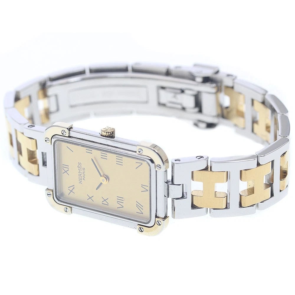 HERMES CLOJURE GOLD QUARTZ WATCH - 2