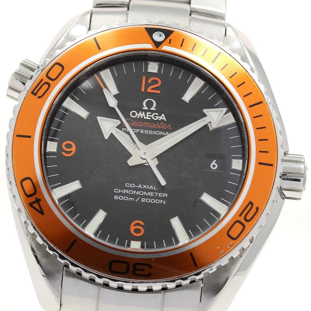 OMEGA SEAMASTER PLANET OCEAN AUTO WATCH: OMEGA Seamaster Planet Ocean Auto Watch Brand: OMEGA Type: Wristwatch Material: Band Material Stainless Steel, Case Material Stainless Steel Color: Band Color Silver, Dial Colorblack, Case