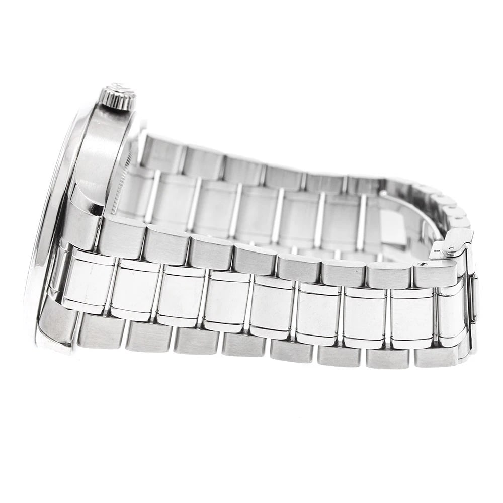 TUDOR STYLE DATE DIAMOND SILVER AUTOMATIC WATCH - 3