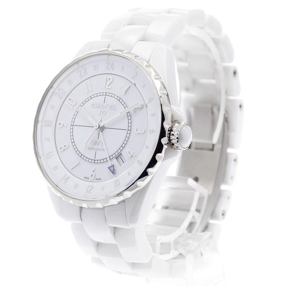 CHANEL J12 WHITE AUTOMATIC WATCH - 2