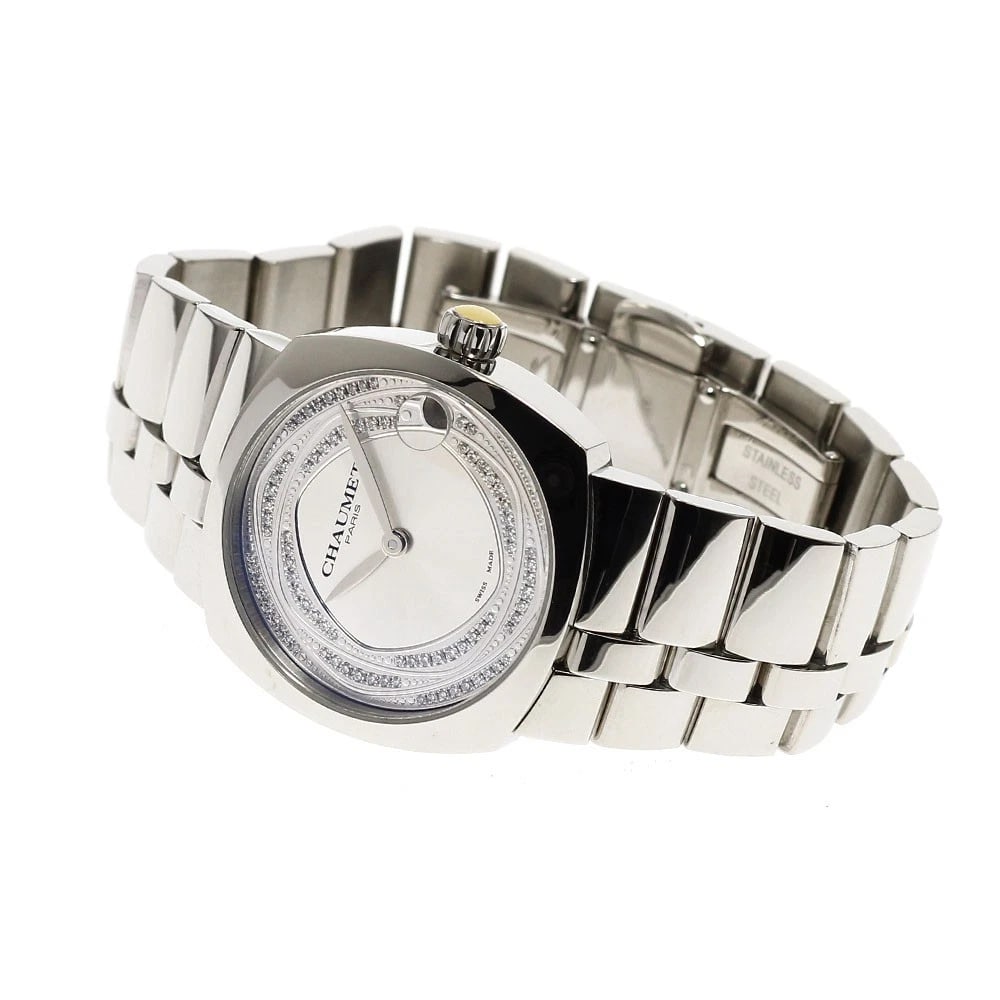 CHAUMET SILVER AUTOMATIC WATCH - 2