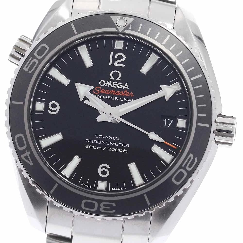 OMEGA SEAMASTER PLANET OCEAN AUTOMATIC WATCH: OMEGA Seamaster Planet Ocean Automatic Watch Brand: OMEGA Type: Wristwatch Material: Band Material Stainless Steel, Case Material Stainless Steel Color: Band Color Silver, Dial Colorblack, Case