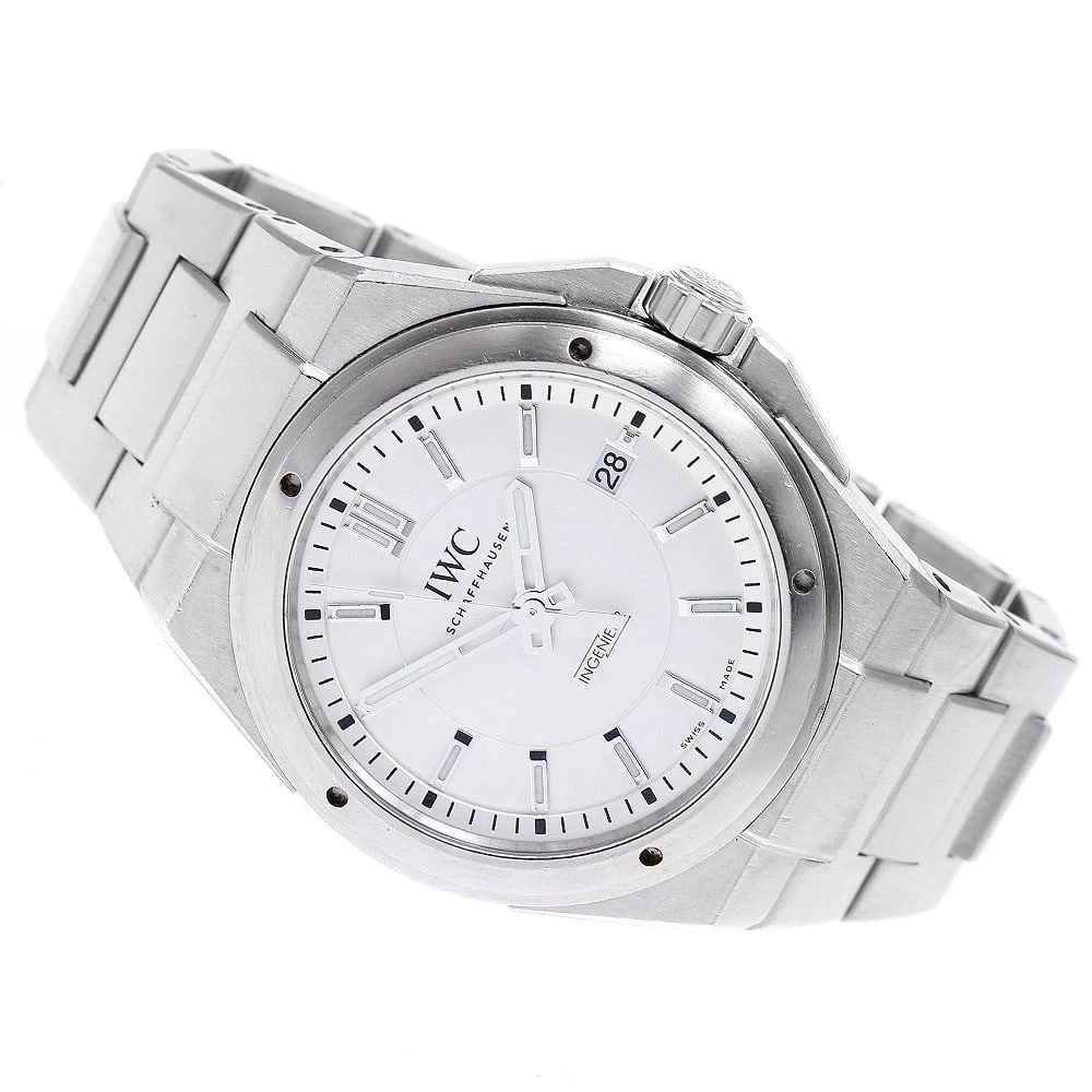 IWC SCHAFFHAUSEN DATE SILVER AUTOMATIC - 2