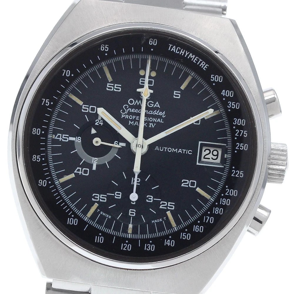 OMEGA SPEEDMASTER CHRONOGRAPH AUTOMATIC: OMEGA Speedmaster Chronograph Automatic Brand: OMEGA Type: Wristwatch Material: Band Material Stainless Steel, Case Material Stainless Steel Color: Band Color Silver, Dial Colorblack, Case ColorSilver