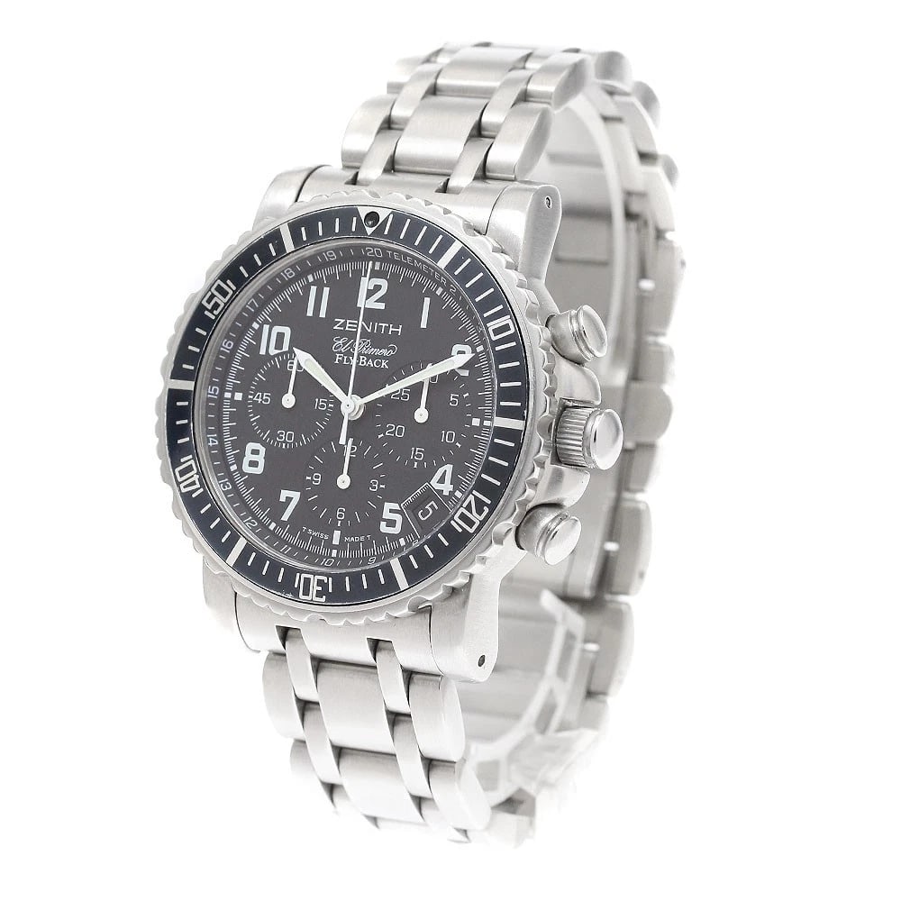 ZENITH RAINBOW FLYBACK PRIMERO AUTOMATIC WATCH - 2