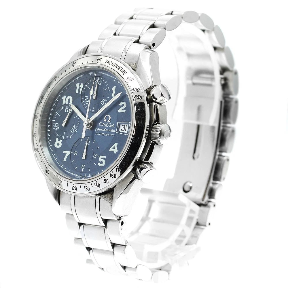 OMEGA SPEEDMASTER CHRONOGRAPH DATE NAVY AUTOMATIC - 2