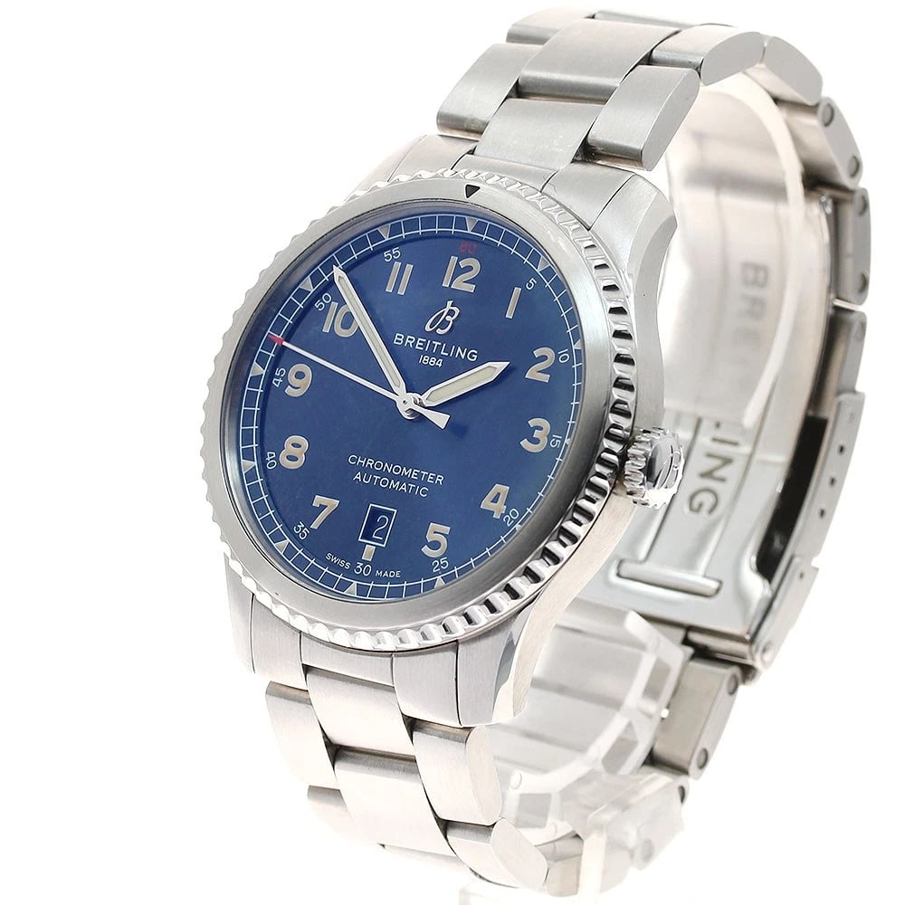 BREITLING AVIATOR AUTOMATIC DATE NAVY AUTOMATIC - 2