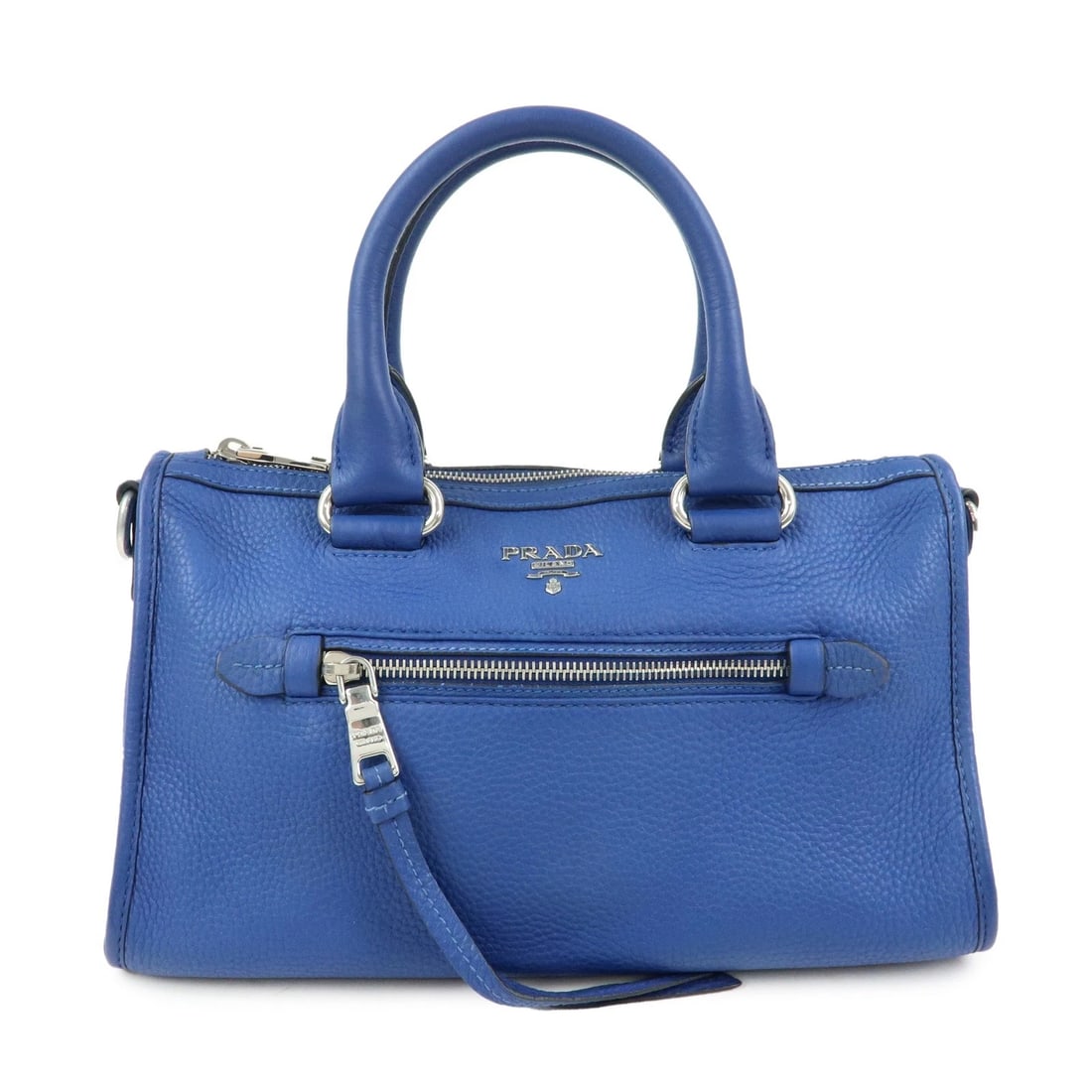 PRADA LEATHER 2WAY BAG HAND BAG SHOULDER BAG (1 of 6)