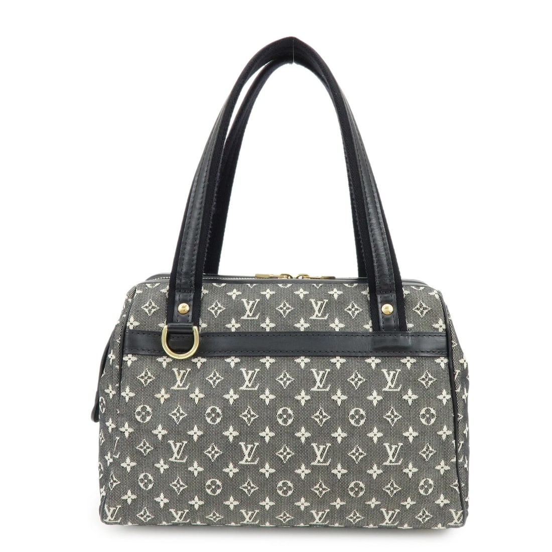 LOUIS VUITTON MONOGRAM MINI JOSEPHINE PM HAND BAG: Louis Vuitton Monogram Mini Josephine PM Hand Bag Brand: Louis Vuitton Type: boston bag Material: Canvas Color: Noir Size: W24cm(9.45")H19cm(7.48")D14cm(5.51") Accessories: None Accessorie