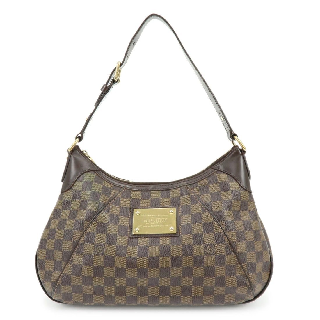 LOUIS VUITTON DAMIER THAMES GM SHOULDER BAG BROWN: Louis Vuitton Damier Thames GM Shoulder Bag Brown Brand: Louis Vuitton Type: shoulder bag Material: Damier Canvas Color: Damier Size: W38cm(14.96")H22cm(8.66")D6.5cm(2.56") Accessories: None <