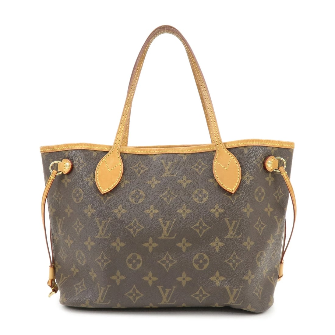 LOUIS VUITTON MONOGRAM NEVERFULL PM TOTE BAG HAND BAG: Louis Vuitton Monogram Neverfull PM Tote Bag Hand Bag Brand: Louis Vuitton Type: tote bag Material: Monogram Canvas , Nume Leather Color: Monogram Size: W28cm(11.02")H22cm(8.66")D13cm(5.12") Acces