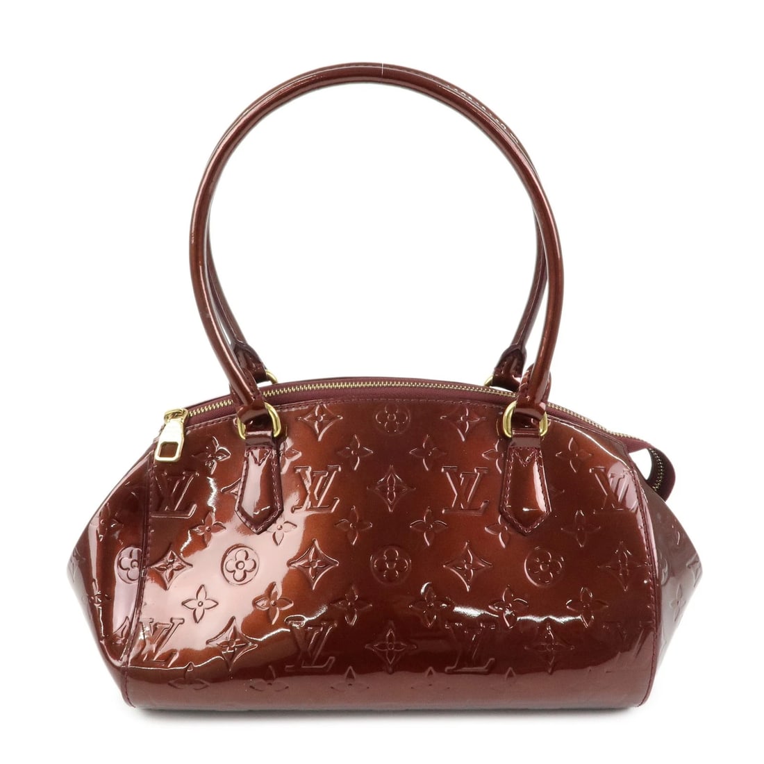LOUIS VUITTON MONOGRAM VERNIS SHERWOOD: Louis Vuitton Monogram Vernis Sherwood Brand: louis vuitton Type: boston bag Material: Vernis Leather Color: Rouge Forvist Size: W37cm(14.57")H17cm(6.69")D17cm(6.69") Accessories: None Acc