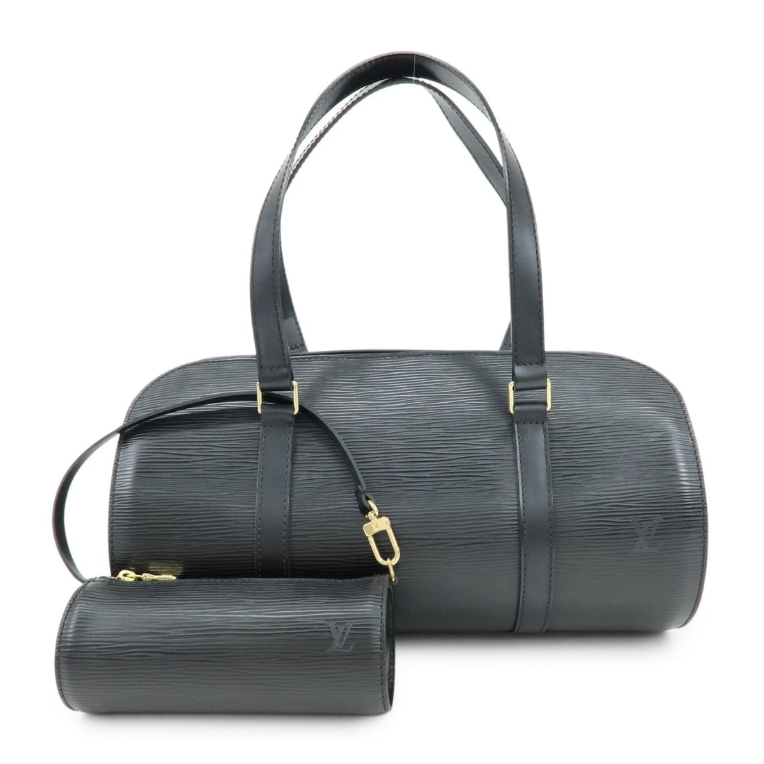 LOUIS VUITTON EPI SOUFFLOT SHOULDER BAG HAND BAG: Louis Vuitton Epi Soufflot Shoulder Bag Hand Bag Brand: louis vuitton Type: hand bag Material: Epi leather Color: Noir Size: W30cm(11.81")H16cm(6.30")D14cm(5.51") Accessories: None Accesso
