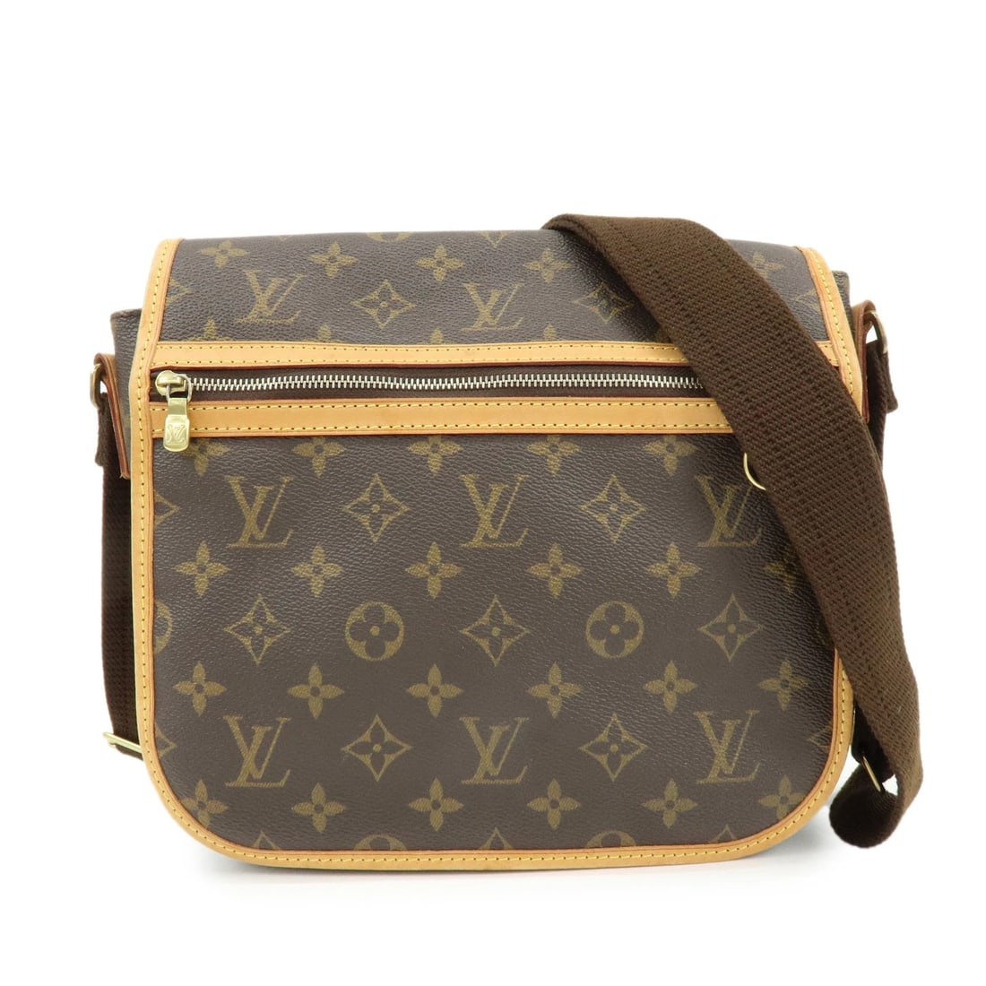 LOUIS VUITTON MONOGRAM MESSENGER BOSPHORE PM SHOULDER BAG: Louis Vuitton Monogram Messenger Bosphore PM Shoulder Bag Brand: Louis Vuitton Type: shoulder bag Material: Monogram Canvas , Nume Leather Color: Monogram Size: W28cm(11.02")H24cm(9.45")D7.5cm(2.95") 