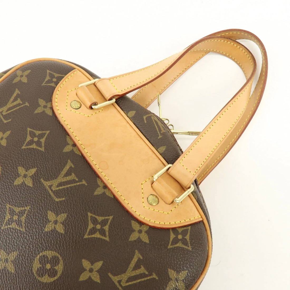 LOUIS VUITTON MONOGRAM EXCURSION SHOES CASE HAND BAG - 6