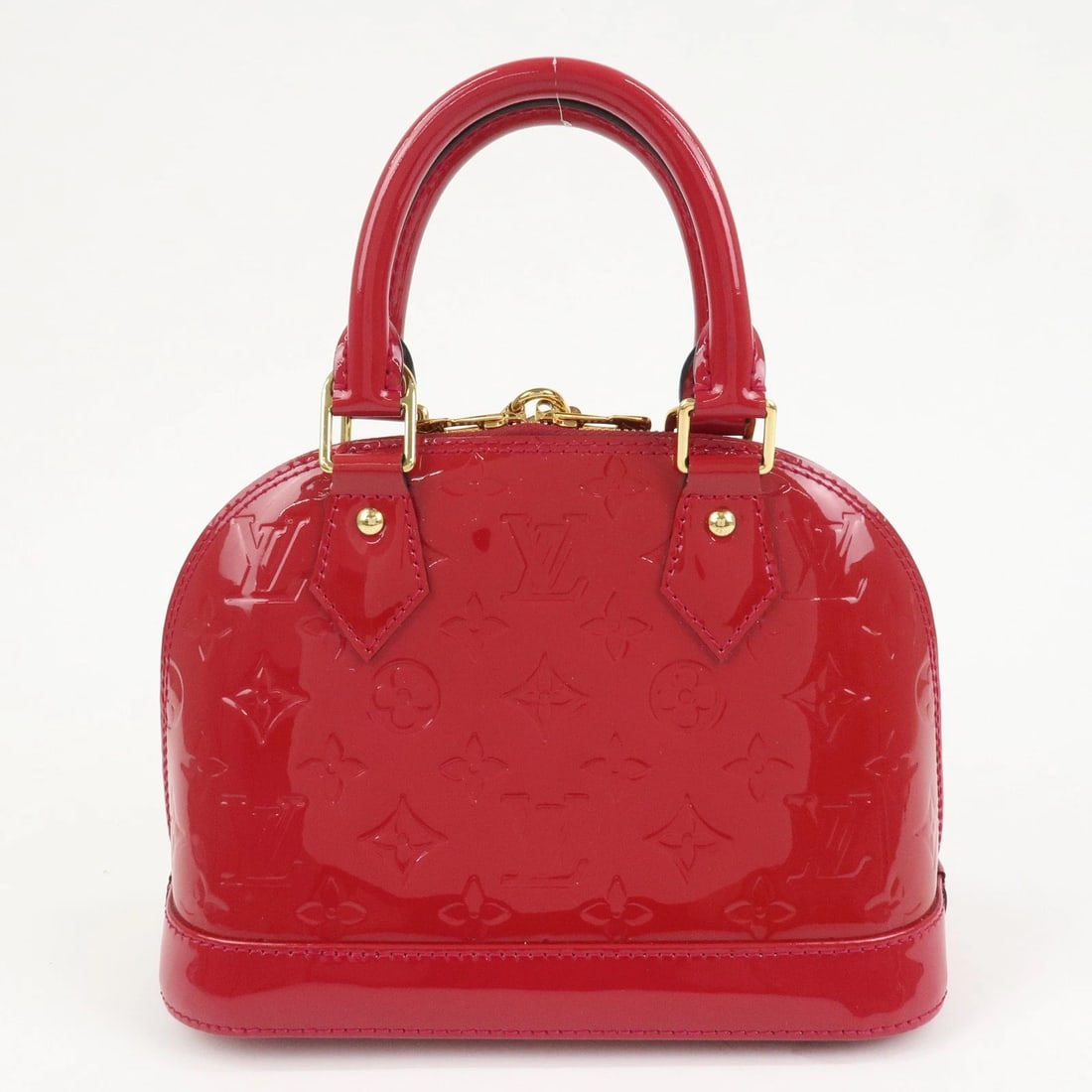 LOUIS VUITTON MONOGRAM VERNIS ALMA BB 2WAY BAG HAND BAG: Louis Vuitton Monogram Vernis Alma BB 2Way Bag Hand Bag Brand: louis vuitton Type: clutch bag Material: Vernis Leather Color: Rose Indien Size: H17cm(6.69")D11.5cm(4.53")W24cm(9.45") Accessories: