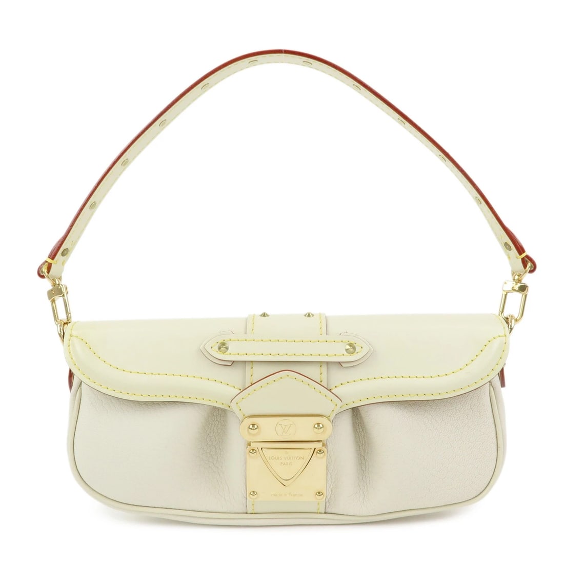 LOUIS VUITTON SUHALI LE PRECIEUX LEATHER HAND BAG BLANC: Louis Vuitton Suhali Le Precieux Leather Hand Bag Blanc Brand: louis vuitton Type: hand bag Material: Shari Leather Color: Blanc Size: W23cm(9.06")H11cm(4.33")D4cm(1.57") Accessories: None