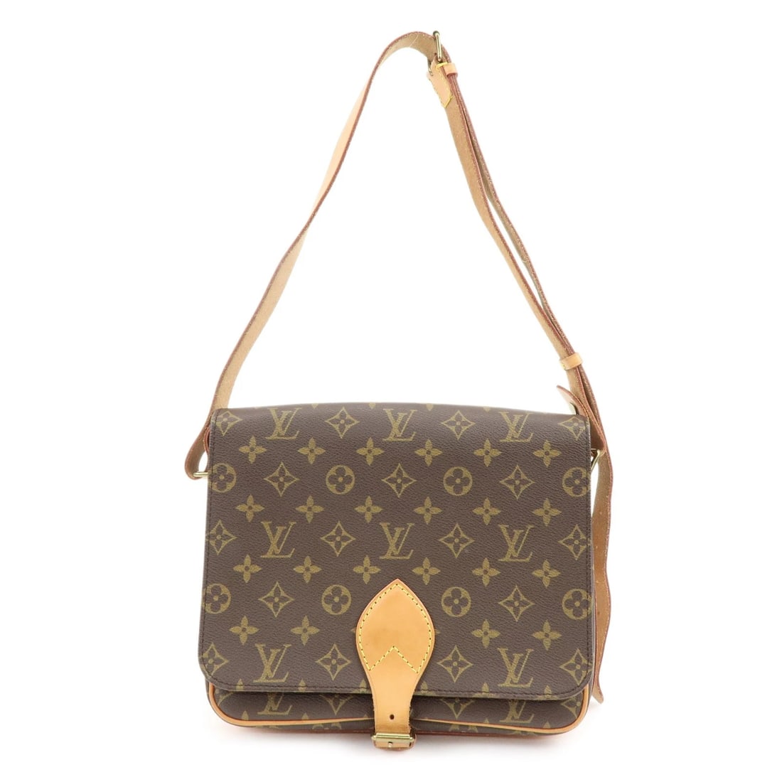 LOUIS VUITTON MONOGRAM CARTOUCHIERE GM SHOULDER BAG: Louis Vuitton Monogram Cartouchiere GM Shoulder Bag Brand: louis vuitton Type: shoulder bag Material: Monogram Canvas , Nume Leather Color: Monogram Size: W26cm(10.24")H21cm(8.27")D8cm(3.15") Acce