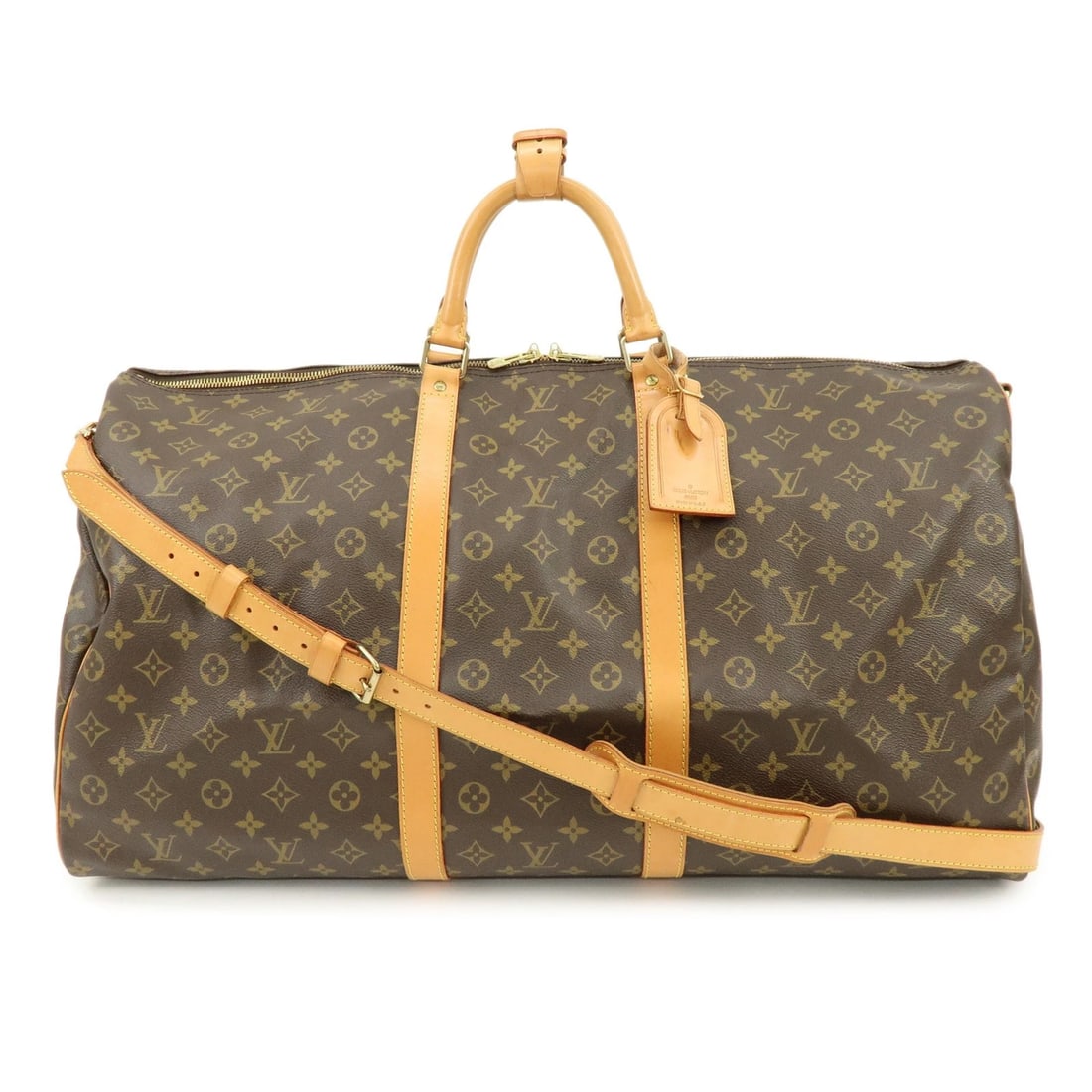 LOUIS VUITTON MONOGRAM KEEP ALL BANDOULIERE 60 BOSTON BAG: Louis Vuitton Monogram Keep All Bandouliere 60 Boston Bag Brand: louis vuitton Type: boston bag Material: Monogram Canvas , Nume Leather Color: Monogram Size: W60cm(23.62")H30cm(11.81")D26cm(10.24")