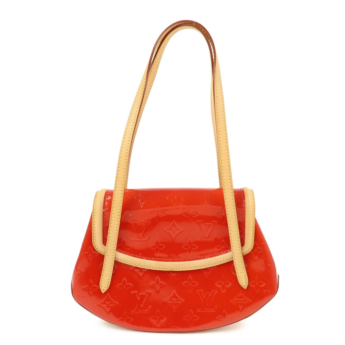 LOUIS VUITTON MONOGRAM VERNIS LEATHER BISCAYNE BAY PM SHOULDER BAG: Louis Vuitton Monogram Vernis Leather Biscayne Bay PM Shoulder Bag Brand: louis vuitton Type: shouldr bag Material: Vernis Leather , Nume Leather Color: Rouge Size: W25cm(9.84")H17.5cm(6.89")D7cm(2.76