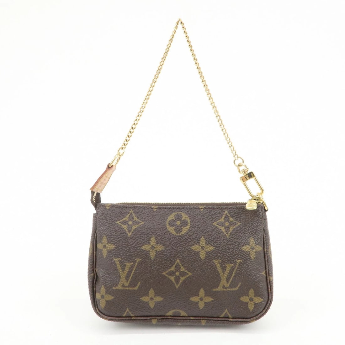 LOUIS VUITTON MONOGRAM MINI POCHETTE ACCESSOIRES HAND BAG - 2