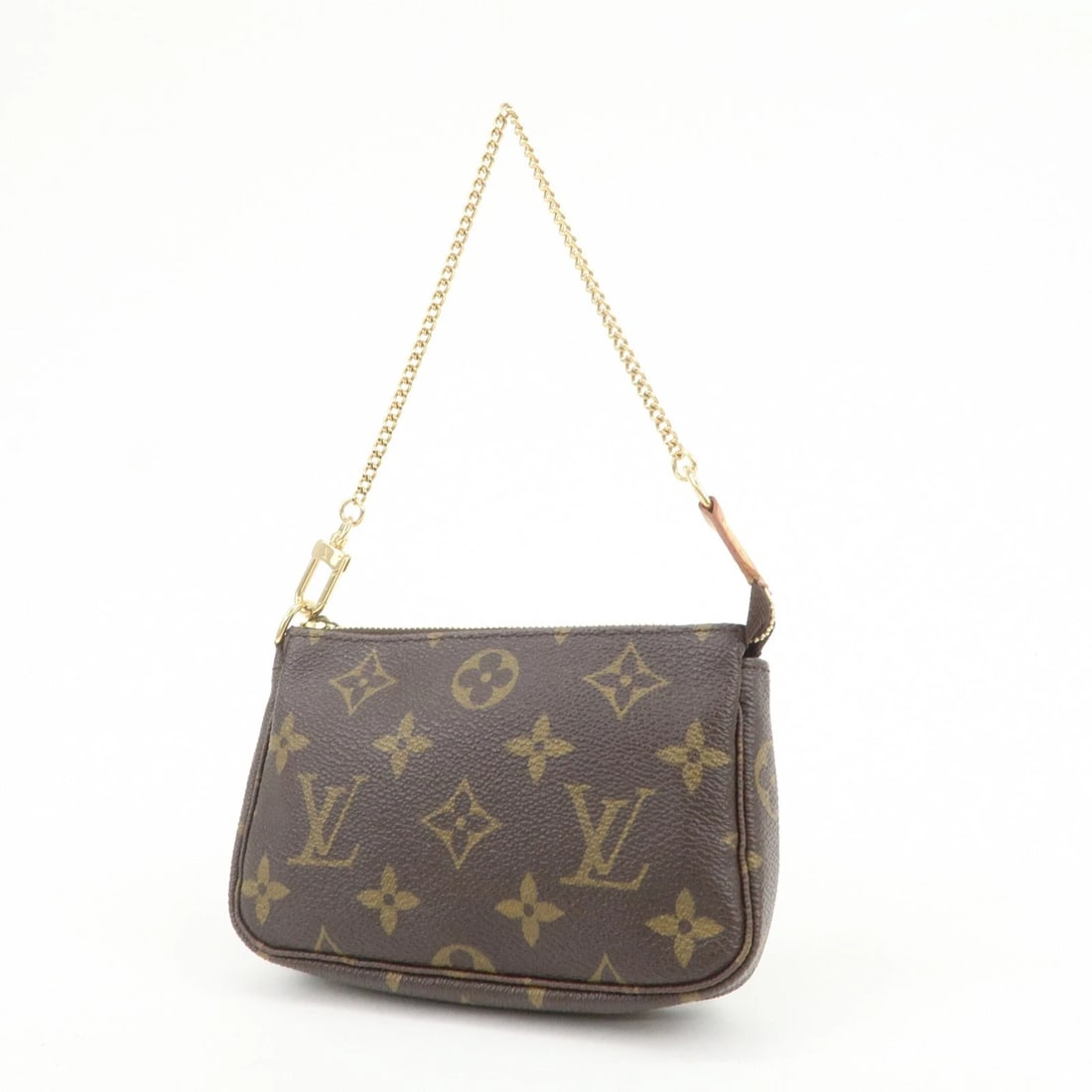 LOUIS VUITTON MONOGRAM MINI POCHETTE ACCESSOIRES HAND BAG - 3