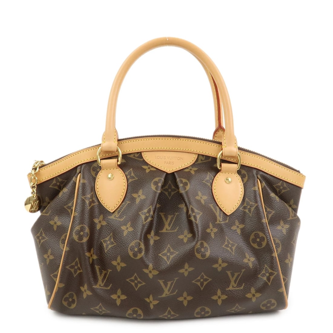 LOUIS VUITTON MONOGRAM TIVOLI PM HAND BAG SHOULDER BAG: Louis Vuitton Monogram Tivoli PM Hand Bag Shoulder Bag Brand: Louis Vuitton Type: hand bag Material: Monogram Canvas , Nume Leather Color: Monogram Size: H21cm(8.27")W35cm(13.78")D14cm(5.51") Acce