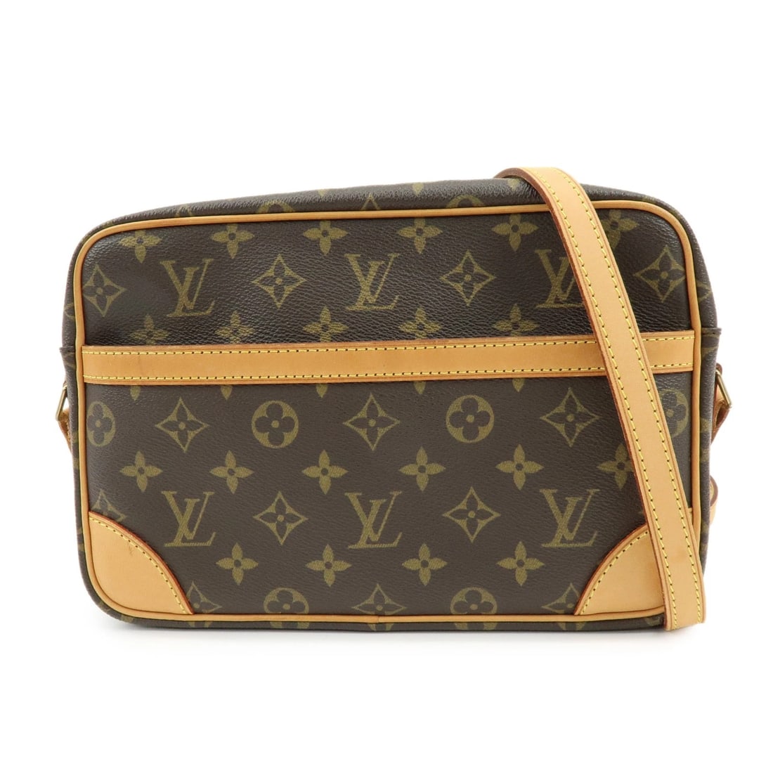 LOUIS VUITTON MONOGRAM TROCADERO 27 CROSSBODY BAG: Louis Vuitton Monogram Trocadero 27 Crossbody Bag Brand: Louis Vuitton Type: crossbody bag Material: Monogram Canvas , Nume Leather Color: Monogram Size: W27cm(10.63")H18cm(7.09")D7cm(2.76") Acces