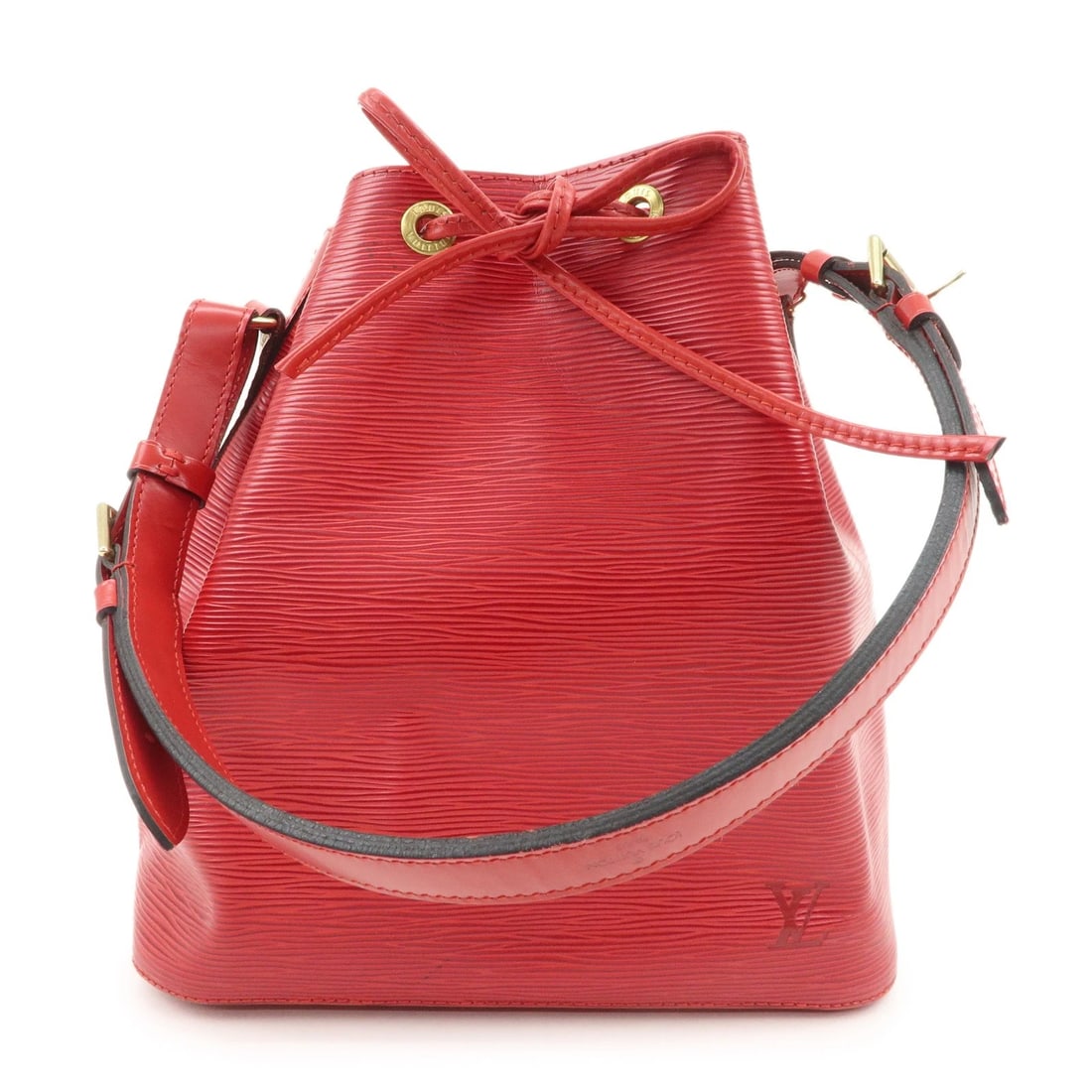 LOUIS VUITTON EPI PETIT NOE SHOULDER BAG: Louis Vuitton Epi Petit Noe SHoulder Bag Brand: MCM Type: shoulder bag Material: Epi leather Color: Castilian Red Size: D19cm(7.48")H27cm(10.63")W25cm(9.84") Accessories: None Accessories