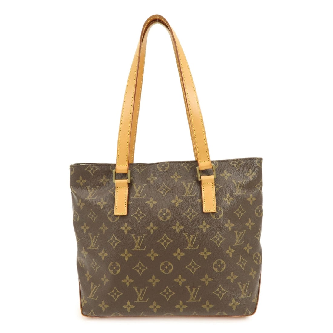 LOUIS VUITTON MONOGRAM CABAS PIANO CANVAS TOTE BAG HAND BAG: Louis Vuitton Monogram Cabas Piano Canvas Tote Bag Hand Bag Brand: Louis Vuitton Type: tote bag Material: Monogram Canvas , Nume Leather Color: Monogram Size: W35cm(13.78")H24cm(9.45")D13cm(5.12")