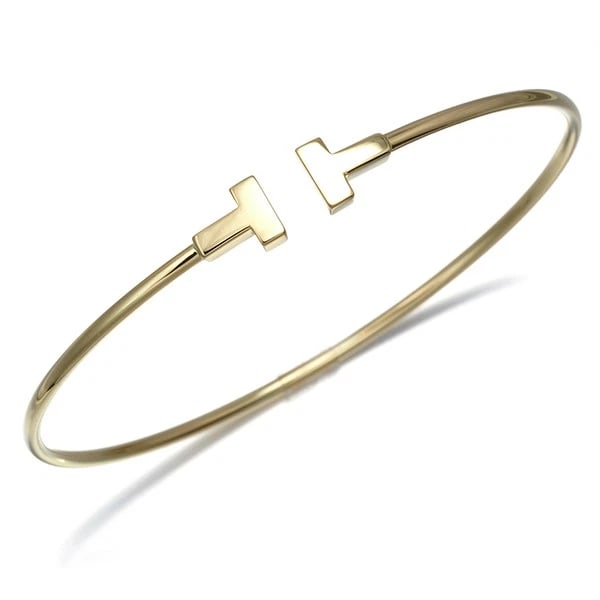TIFFANY&CO. BRACELET WIRE NARROW BANGLE: Tiffany&Co. Bracelet Wire Narrow Bangle Brand: Tiffany & Co. Type: Bracelet Material: 18K / 750 / Yellow Gold, Color: Yellow Gold Size: Inner circumference: 17.5cm Design width: 6.8mm Accessories: