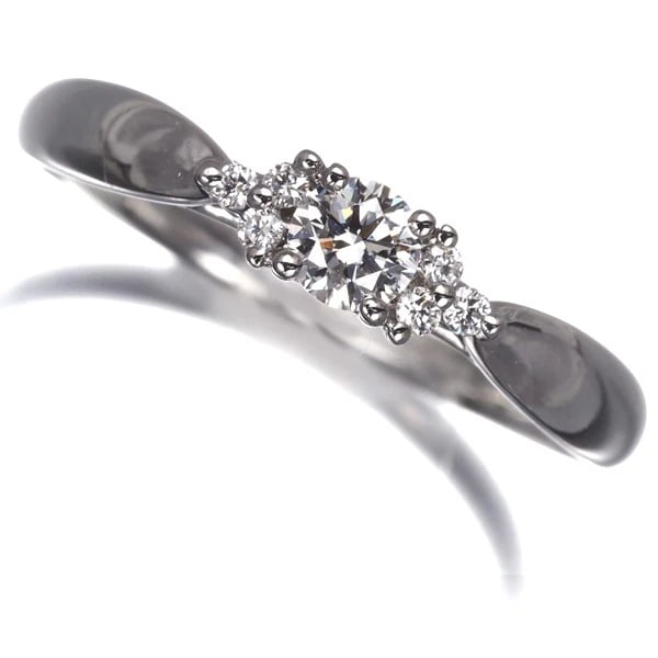 TIFFANY&CO. RING DIAMOND HARMONY SIDE STONE 950 PLATINUM: Tiffany&Co. Ring Diamond Harmony Side Stone 950 Platinum Brand: Tiffany & Co. Type: Ring Material: 950 / Platinum, Main Stone/Creation NATURAL Color: Silver Size: US 6 - 6.25 Accessories: None