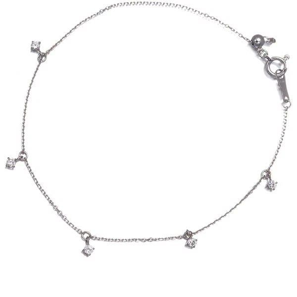 PONTE VECCHIO BRACELET DIAMOND STATION 18K: Ponte Vecchio Bracelet Diamond Station 18K Brand: Ponte Vecchio Type: Bracelet Material: 18K / 750 / White Gold, Main Stone/Creation NATURAL Color: white Gold Size: Inner circumference: 14.5 - 18cmAdj