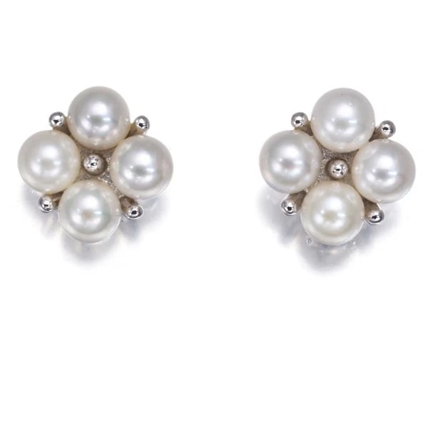 MIKIMOTO EARRINGS BABY AKOYA PEARL SQUARE 18K: Mikimoto Earrings Baby Akoya Pearl Square 18K Brand: MIKIMOTO Type: Earring Material: 18K / 750 / White Gold, Main Stone/Creation CUITURED Color: white Gold Size: Design size: 6.9 x 6.9mm Accessor