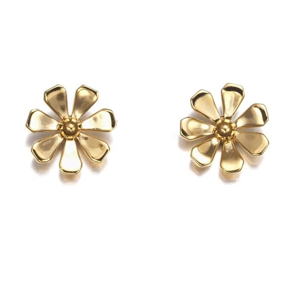 TIFFANY&CO. EARRINGS DAISY FLOWER 18K: Tiffany&Co. Earrings Daisy Flower 18K Brand: Tiffany & Co. Type: Earrings Material: 18K / 750 / Yellow Gold 925 / Sterling Silver, Color: YG,Silver Size: Design size: 6.8 x 6.8mm Accessories: None
