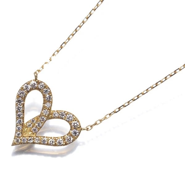 AHKAH NECKLACE DIAMOND FIL ROUGE MIDI FULL 18K: AHKAH Necklace Diamond Fil Rouge Midi Full 18K Brand: AHKAH Type: Necklace Material: 18K / 750 / Yellow Gold, Main Stone/Creation NATURAL Color: Yellow Gold Size: Necklace length: 45cm Pendant size: 1