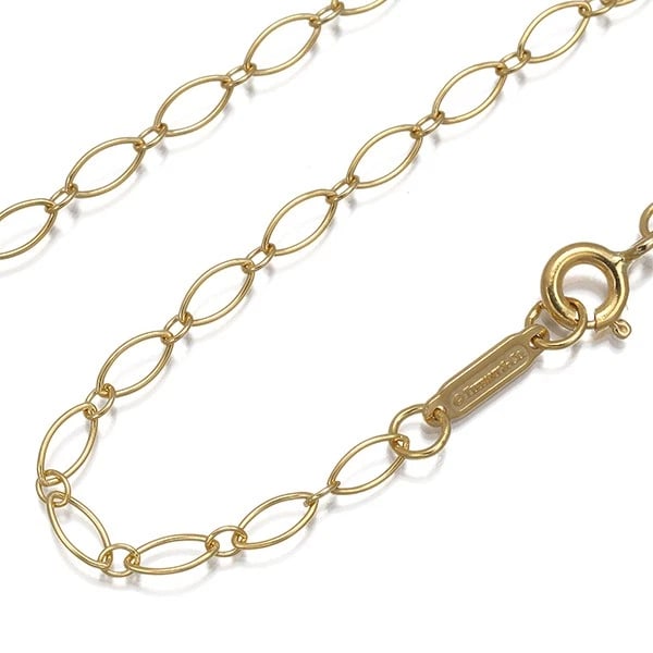 TIFFANY&CO. OVAL LINK CHAIN NECKLACE LONG 18K (1 of 3)