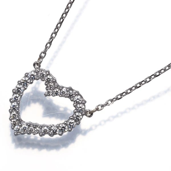 MIKIMOTO PERLITA NECKLACE DIAMOND HEART 18K 750 WHITE GOLD: Mikimoto PERLITA Necklace Diamond Heart 18K 750 White Gold Brand: MIKIMOTO PERLITA Type: Necklace Material: 18K / 750 / White Gold, Main Stone/Creation NATURAL Color: White gold Size: Necklace length: