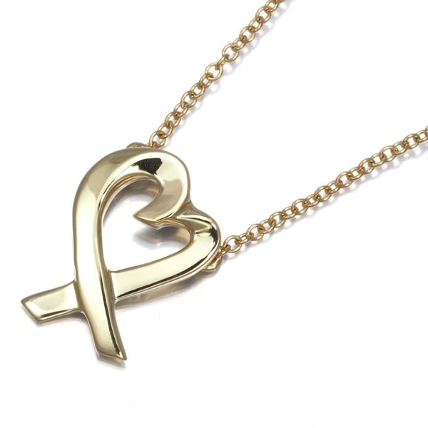 TIFFANY&CO. NECKLACE LOVING HEART 18K 750 YELLOW GOLD: Tiffany&Co. Necklace Loving Heart 18K 750 Yellow Gold Brand: Tiffany & Co. Type: Necklace Material: 18K / 750 / Yellow Gold, Color: YEllow Gold Size: Necklace length: 41cm Pendant size: 13.5 x 11.8mm 