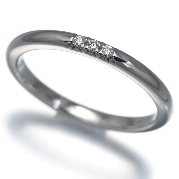 TIFFANY&CO. RING DIAMOND TIFFANY FOREVER 3P 950 PLATINUM: Tiffany&Co. Ring Diamond Tiffany Forever 3P 950 Platinum Brand: Tiffany & Co. Type: Ring Material: 950 / Platinum, Main Stone/Creation NATURAL Color: Silver Size: US 5.5 - 5.75 Accessories: None