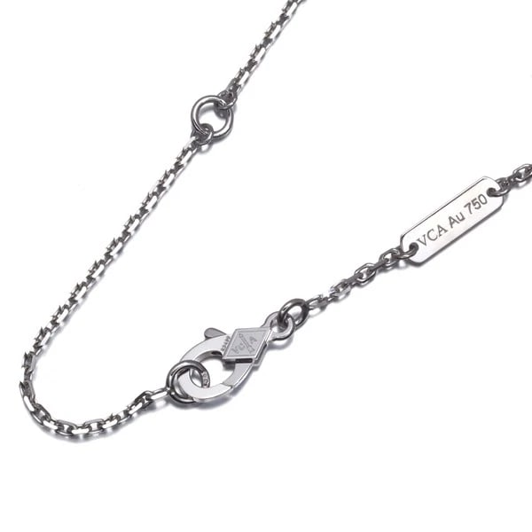 VAN CLEEF & ARPELS CHAIN NECKLACE CABLE: Van Cleef & Arpels Chain Necklace Cable Brand: Van Cleef & Arpels Type: Necklace Material: 18K / 750 / White Gold , Color: white gold Size: Necklace length: 37 / 42cm Necklace width: 1.3mm Clasp width