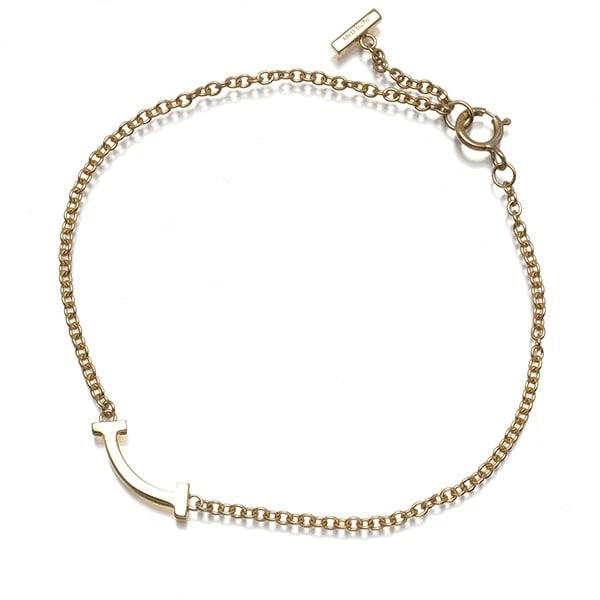 TIFFANY&CO. BRACELET18K 750 YELLOW GOLD: Tiffany&Co. Bracelet18K 750 Yellow Gold Brand: Tiffany & Co. Type: Bracelet Material: 18K / 750 / Yellow Gold, Color: YEllow Gold Size: Inner circumference: 15cm Design width: 4.4mm Accessories: N