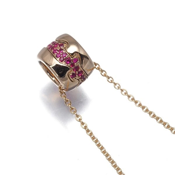 GEORG JENSEN NECKLACE RUBY FUSION - 2