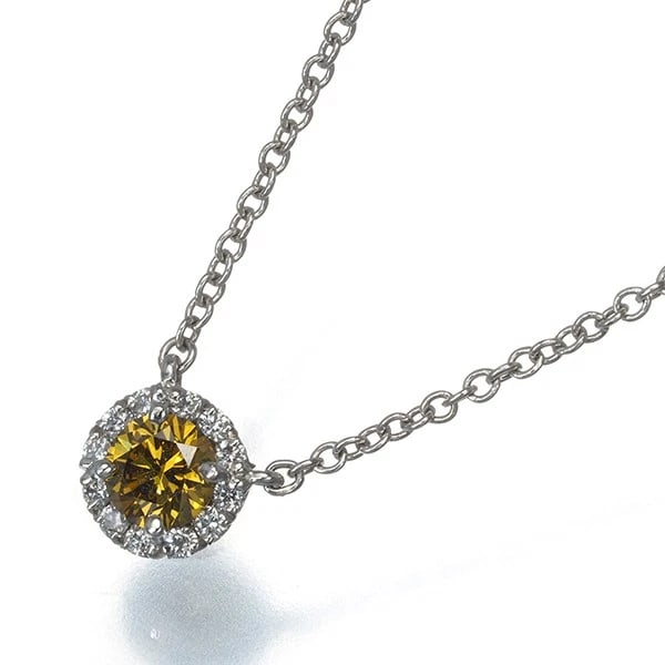TIFFANY&CO. NECKLACE YELLOW &CLEAR DIAMOND SOLESTE: Tiffany&Co. Necklace Yellow &Clear Diamond Soleste Brand: Tiffany & Co. Type: Necklace Material: 18K / 750 / White Gold, Main Stone/Creation Natural Color: white gold Size: Necklace length: 40cm