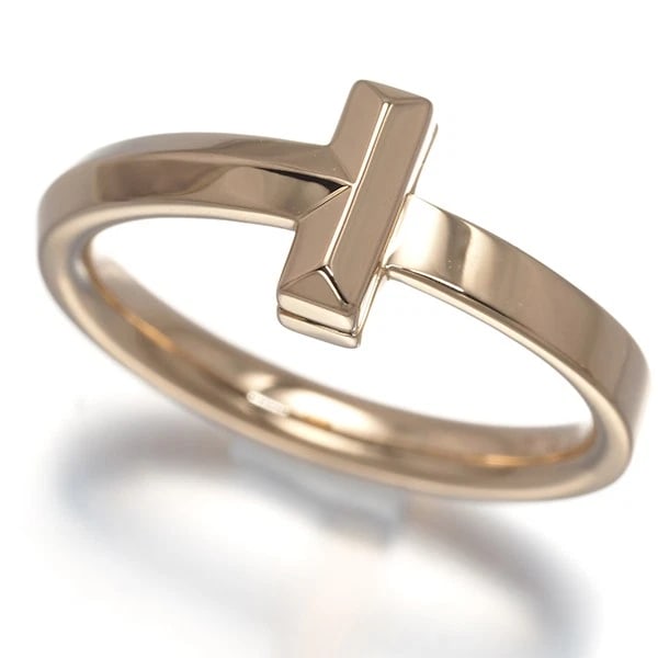 TIFFANY&CO. RING 18K 750 ROSE GOLD: Tiffany&Co. Ring 18K 750 Rose Gold Brand: Tiffany & Co. Type: Ring Material: 18K / 750 / Rose Gold, Color: Rose Gold Size: US 5 - 5.25 Accessories: None Accessories Notice: When purchasing pre-owned
