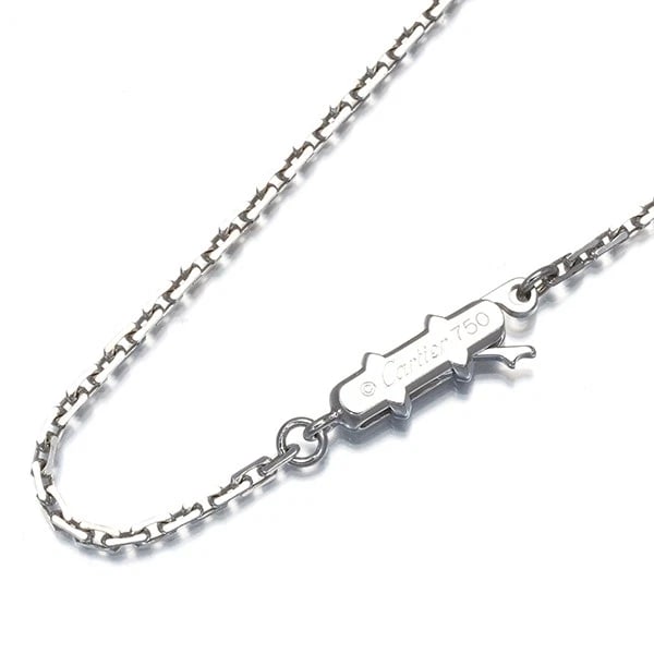 CARTIER CHAIN NECKLACE CHAINS AND LINKS: Cartier Chain Necklace Chains and Links Brand: Cartier Type: Necklace Material: 18K / 750 / White Gold, Color: white gold Size: Necklace length: 42cm Necklace width: 1.5mm Clasp width: 4.3mm