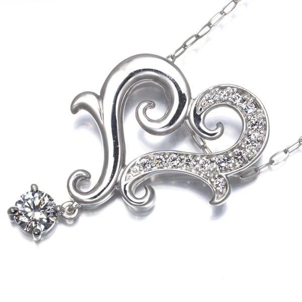 SA BIRTH NECKLACE DIAMOND HEART 18K (1 of 2)
