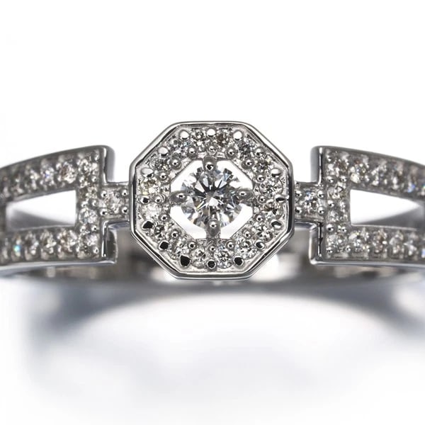 VENDOME RING DIAMOND 950 PLATINUM - 2