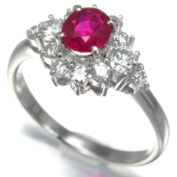 TASAKI RING RUBY DIAMOND CLASSIC 900 PLATINUM - 3